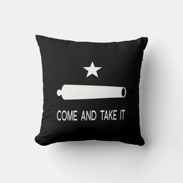 Come and Take It Flag ~ Texas Cushion (Front)