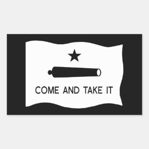 Come and Take It Flag ~ Texas Rectangular Sticker