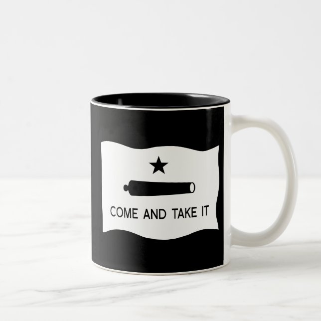 Come and Take It Flag ~ Texas Two-Tone Coffee Mug (Right)