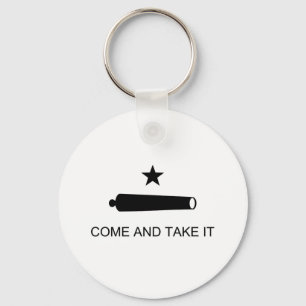 Come And Take It Texas Flag Key Ring