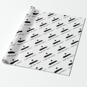 Come and Take It - Texas Flag Revolution Military Wrapping Paper