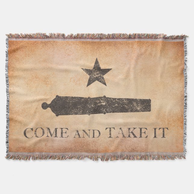Come and Take It Throw Blanket (Front)