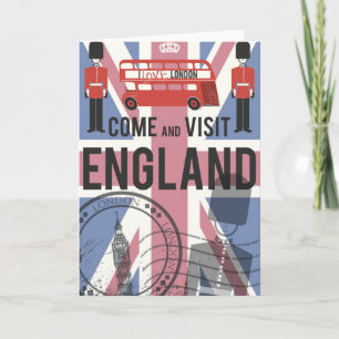 Come and Visit England Card