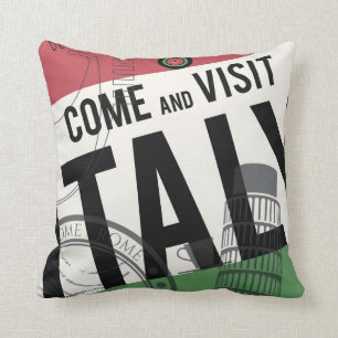 Come and Visit Italy Cushion