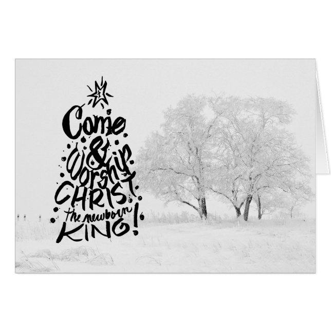 Come and Worship Christ the Newborn King (Front Horizontal)