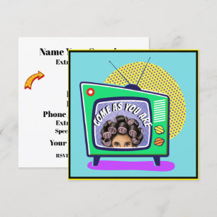 COME AS YOU ARE  INVITATION