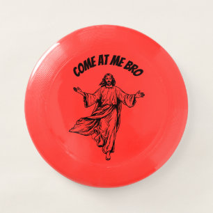 Come At Me Bro Funny Jesus Christian Bible Disc