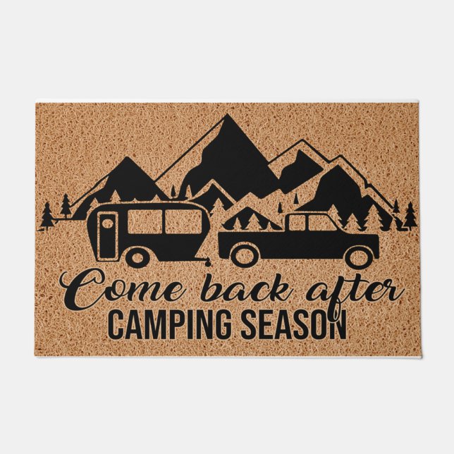 Come Back After Camping Season Doormat (Front)