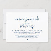 Come Brunch With Us, Wedding Elopement Party