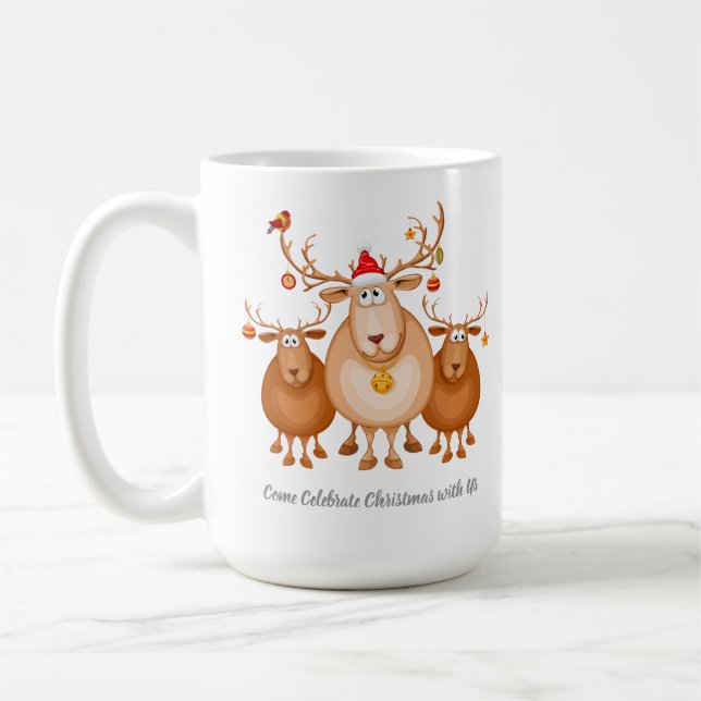 Come Celebrate Christmas with Us by premora Coffee Mug (Left)