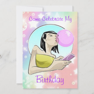 Come Celebrate My Birthday - Invitations