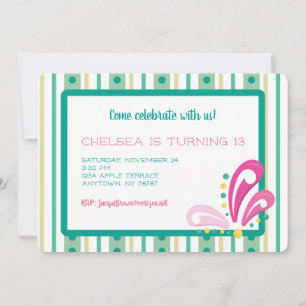 Come Celebrate with Us Customisable Invitation