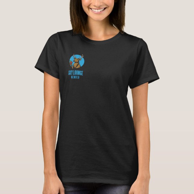 Come Fly With Me — Ballard Elks Sky Lounge! T-Shirt (Front)