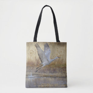 Come fly with me Sandhill Crane Tote Bag