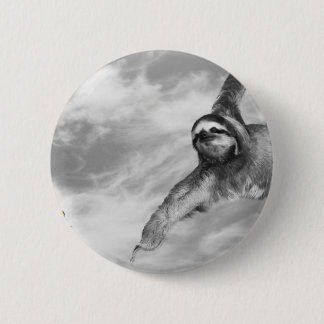 come here 6 cm round badge