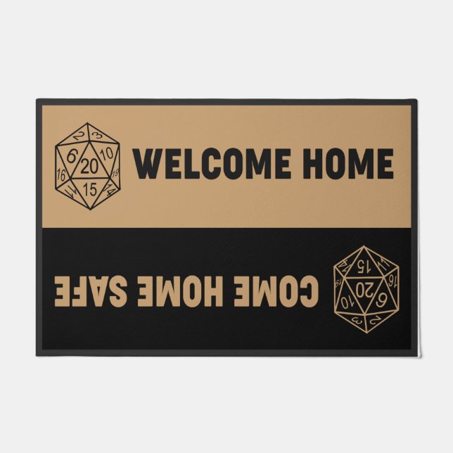  Come Home Safe And Welcome Home Doormat (Front)