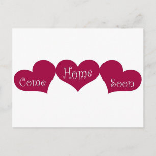 Come Home Soon Postcard