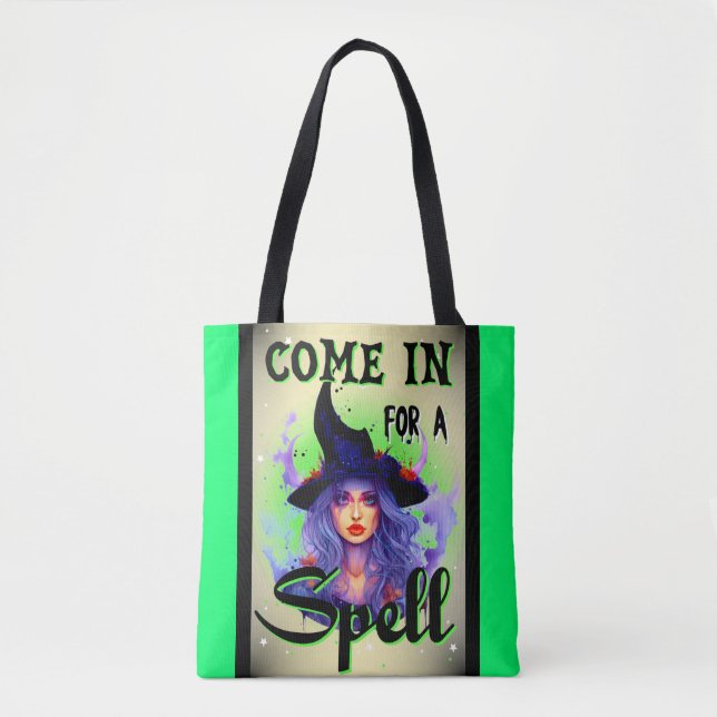 Come in for a Spell _ Halloween   Tote Bag (Front)