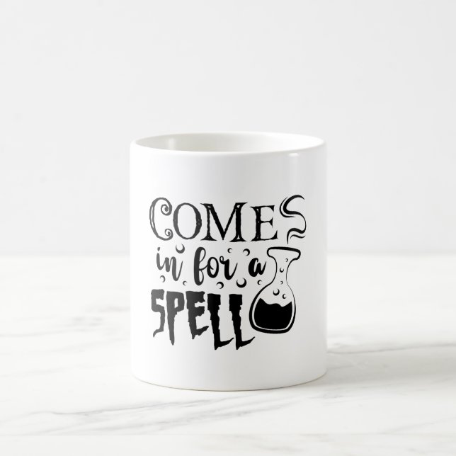 Come In For A Spell Spooky Halloween Cool Coffee Mug (Center)