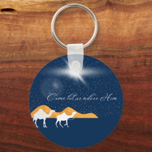 Come Let Us Adore Him Key Ring