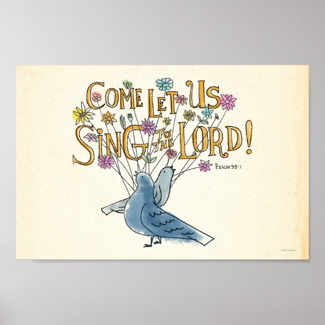 Come Let Us Sing to the Lord Poster (Front)
