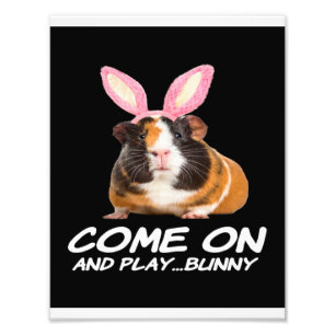 Come On And Play Bunny Photo Print