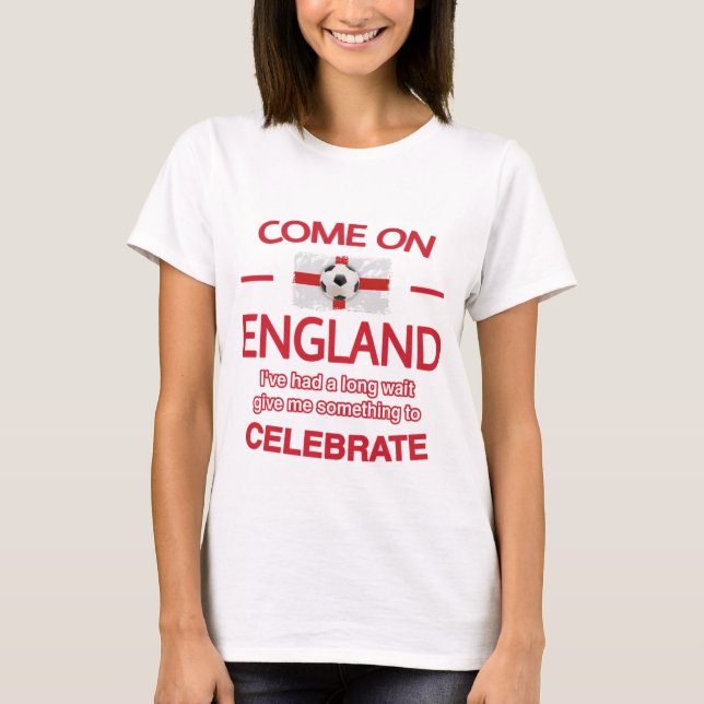Come on England. England Football T-Shirt (Front)