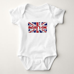 Come on England UK Flag Union Jack baby tshirt