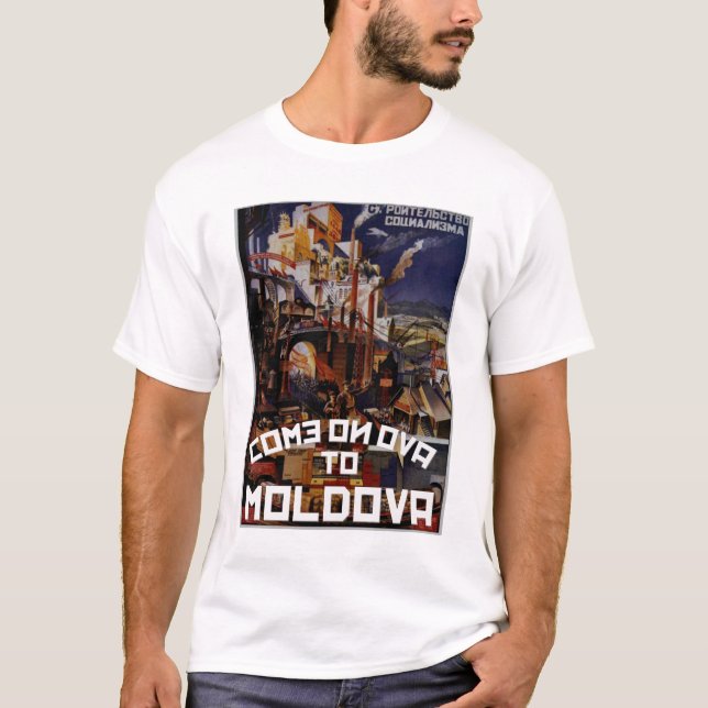Come on Ova to Moldova T-Shirt (Front)