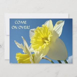 Come on Over! Invitations Cards Easter Holidays