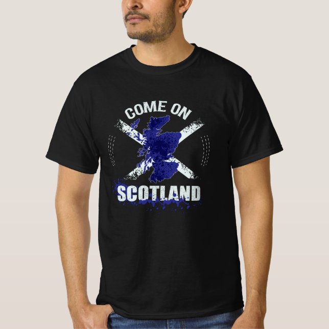Come On Scotland T-Shirt (Front)