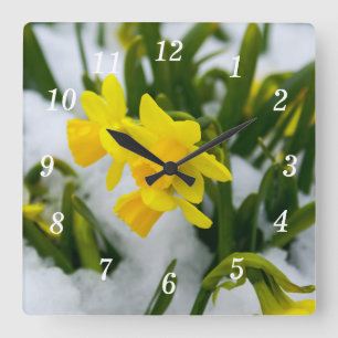 Come On Spring Time Wall Clock