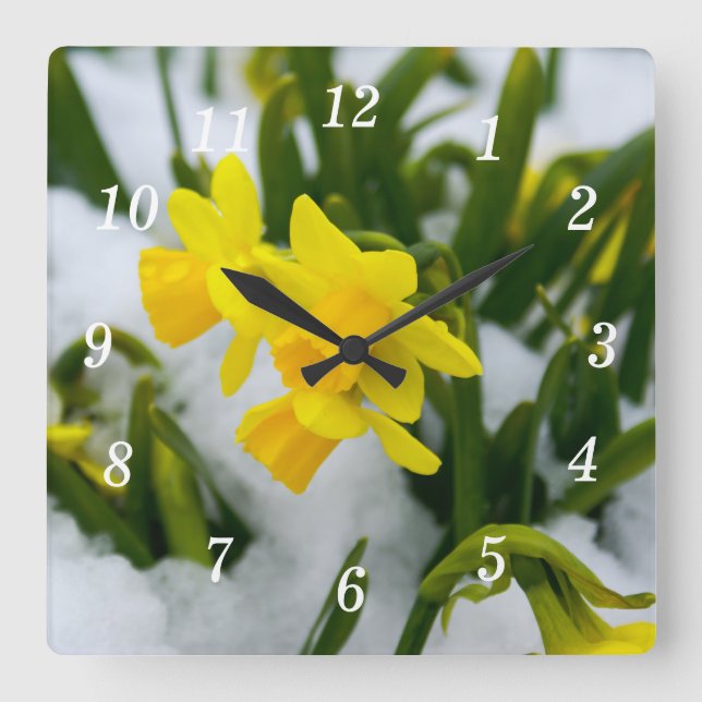 Come On Spring Time Wall Clock (Front)