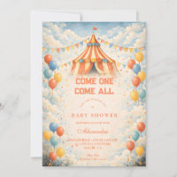 Come One Come All Circus Baby Shower