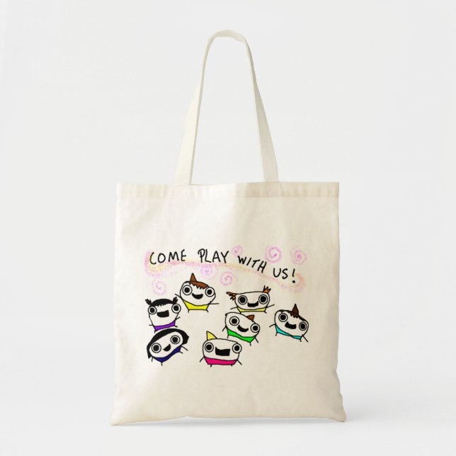 "Come play with us" Bag (Front)
