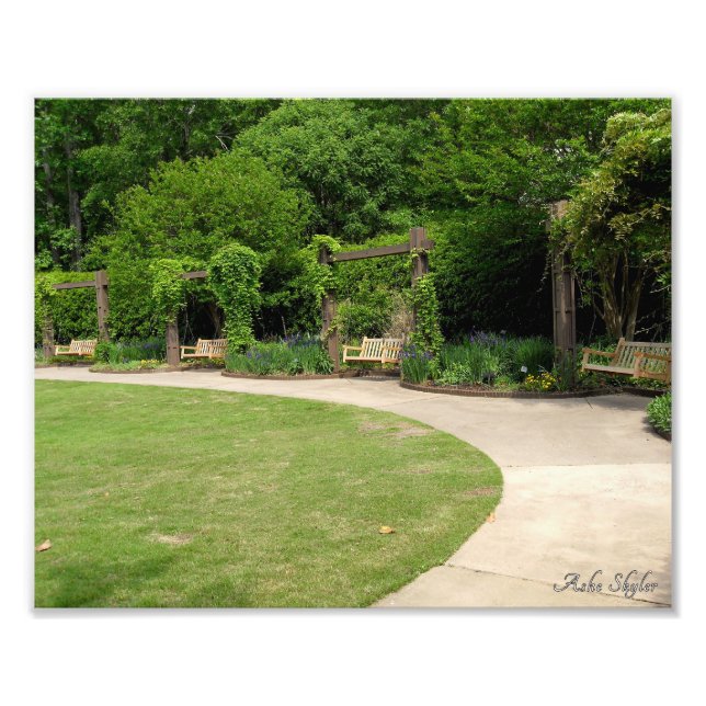 Come Sit Awhile Photo Print (Front)