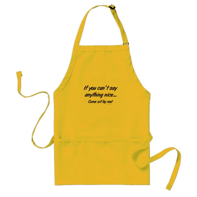 Come Sit By Me Apron (Front)