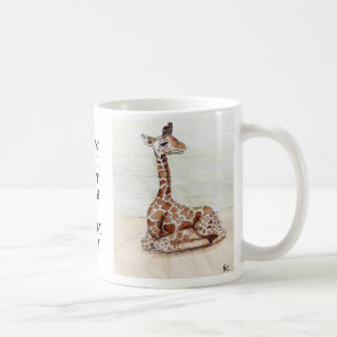 "Come Sit With Me' Giraffe Cup
