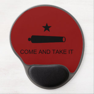 Come & Take It! Texas State battle Flag Gel Mouse Mat