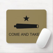 Come & Take It! Texas State battle Flag Mouse Mat (With Mouse)
