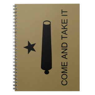 Come & Take It! Texas State battle Flag Notebook