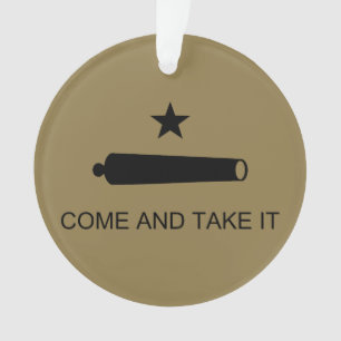 Come & Take It! Texas State battle Flag Ornament
