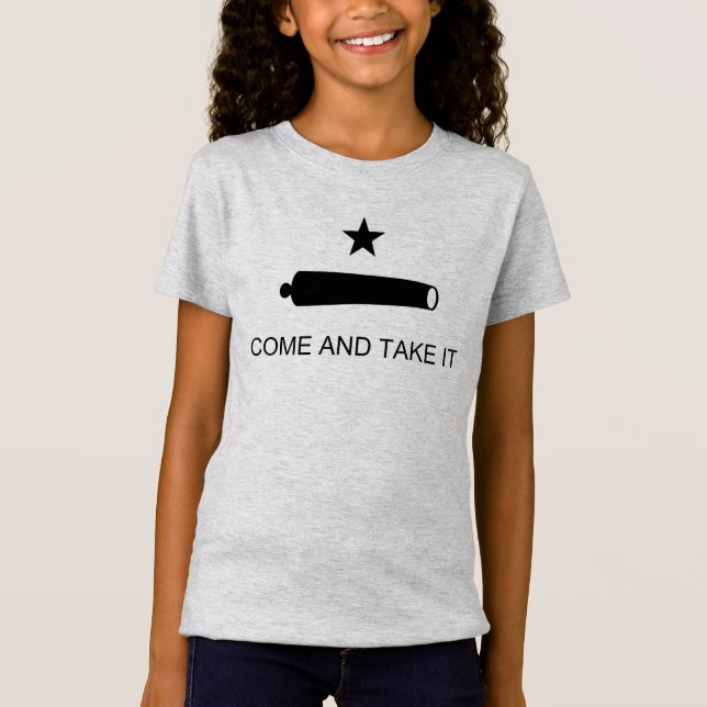 Come & Take It! Texas State battle Flag T-Shirt (Front)