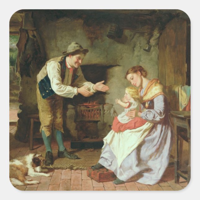 Come to Daddy Square Sticker (Front)