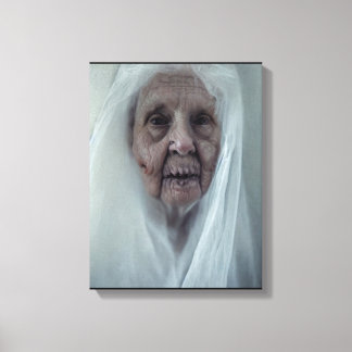 Come to granny spooky halloween  poster canvas print