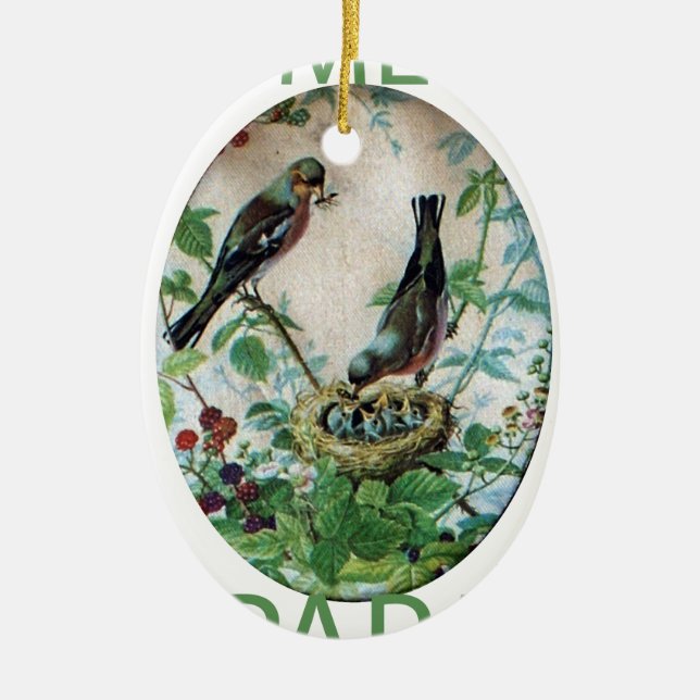 Come to Papa Ceramic Tree Decoration (Front)
