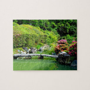 Come to the Garden (Japanese Garden Pond) Jigsaw Puzzle