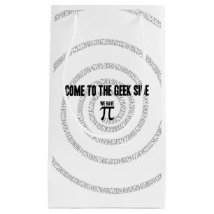 Come To The Geek Side for Pi Decor Small Gift Bag