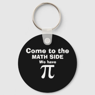 Come to the math side we have Pi! Key Ring