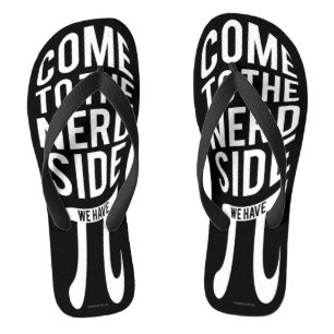 Come To The Nerd Side Flip Flops